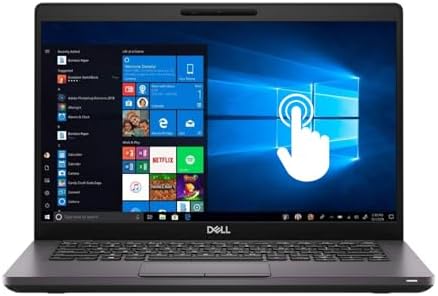 Dell Latitude 5400 Laptop FHD Touchscreen, Intel Core I5-8365U 8th Gen Processor, 32GB Ram, 512GB SSD, Webcam, Type C, HDMI Windows 11 Pro (Renewed)