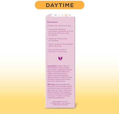 Hyland's Baby Daytime and Nighttime Soothing Tablets and Gel and Drops with Chamomilla, Natural Relief of Oral Discomfort, Irritability, and Swelling, 125 Count