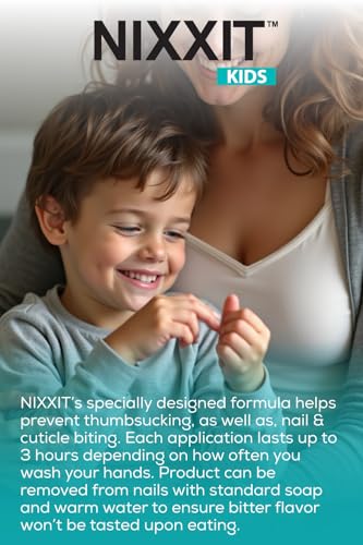 Nail Biting Prevention for Kids - Thumb Sucking Deterrent for Kids, Toddlers, Children - No Bite Nail Polish Pen - Bitter Taste - Safe & Effective Solution for Age 3+