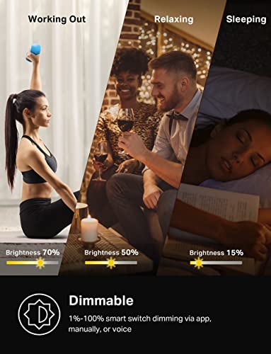 Kasa Smart 3 Way Dimmer Switch KIT, Dimmable Light Switch Compatible with Alexa, Google Assistant and SmartThings, Neutral Wire Needed, 2.4GHz, ETL Certified, No Hub Required, White (KS230 KIT v2)