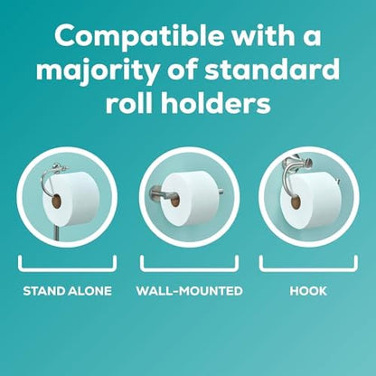 Angel Soft Toilet Paper, 24 Super Mega Rolls = 144 Regular Rolls, Soft and Strong Toilet Tissue