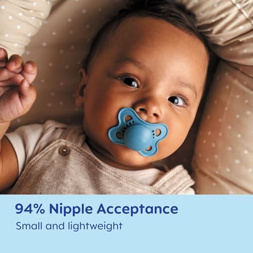 MAM Original Matte Baby Pacifiers, Binky for Girls 0-6 Months, BPA-Free Silicone Nipple, Easy to Clean, Best for Newborn Babies, Developed with Medical Experts, 6 Count Binkies
