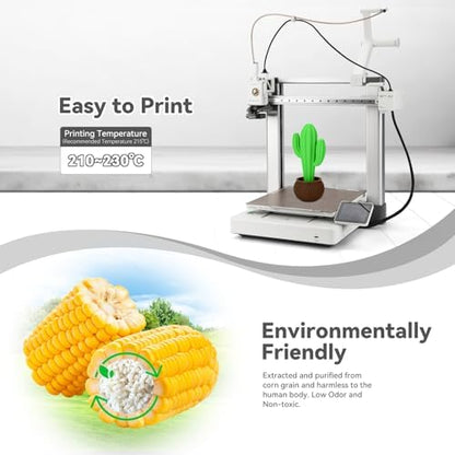 PLA Pro (PLA+) Filament 1.75mm, 3D Printer Filament, Cardboard Spool, Dimensional Accuracy +/- 0.03 mm-Peak Green, 1kg