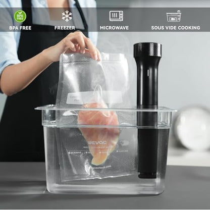 Wevac Vacuum Sealer Bags 11x50 Rolls 2 pack for Food Saver, Seal a Meal, Weston. Commercial Grade, BPA Free, Heavy Duty, Great for vac storage, Meal Prep or Sous Vide