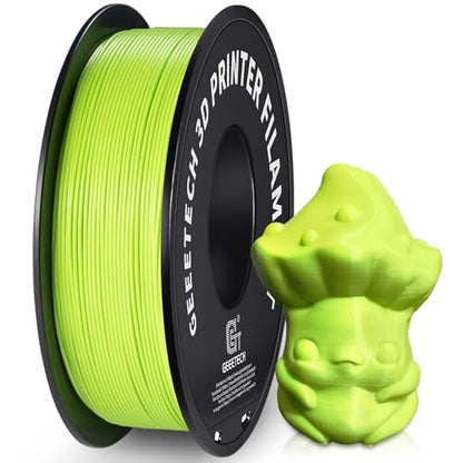 Geeetech 1.75mm PLA 3D Printer Filament, 1kg Spool (2.2lbs), Upgrade Tidy Winding Tangle-Free, Dimensional Accuracy +/- 0.03mm, Apple Green