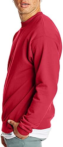 Hanes Men's EcoSmart Fleece, Pullover Crewneck Sweatshirt, 1 or 2 Pack