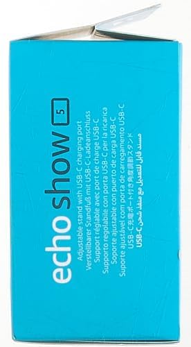 Echo Show 5 (3rd Gen) Adjustable Stand with USB-C Charging Port | Cloud Blue