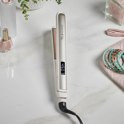 Remington Shine Therapy 1 inch Hair Straightener Iron, Flat Iron Infused with Argan Oil & Keratin, Professional Ceramic Flat Iron for Less Frizz, Shines and Smooth, Styling Tools