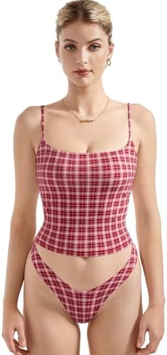 SUUKSESS Women Sexy Square Neck Tank Top Summer Y2K Going Out Basic Cami Shirt