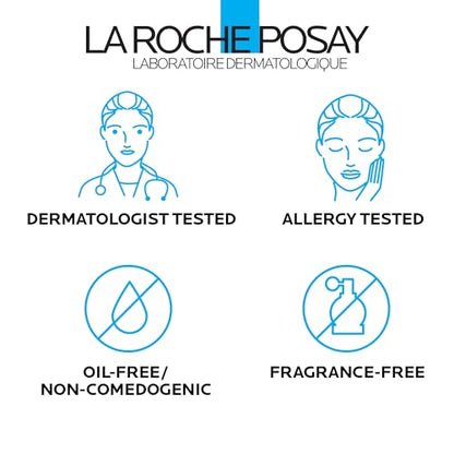 La Roche-Posay Toleriane Hydrating Gentle Face Cleanser, Hydrating Facial Cleanser With Niacinamide + Ceramides, Daily Face Wash For Dry Skin To Normal Skin, Sensitive Skin Tested, Fragrance Free