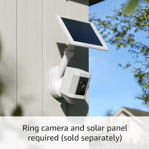 All-New Ring Pole and Wall Mount for Cameras and Solar Panels, White