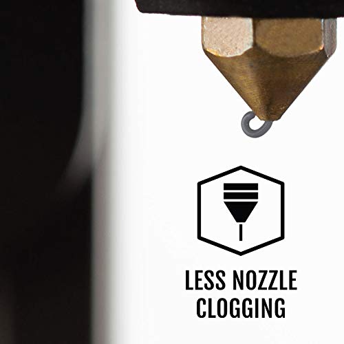 HATCHBOX 1.75mm Silver PLA 3D Printer Filament, 1 KG Spool, Dimensional Accuracy +/- 0.03 mm, 3D Printing Filament