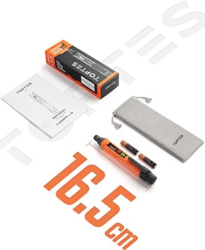 PT199 Natural Gas Leak Detector with Audible & Visual Alarm, Portable Gas Sniffer to Locate Combustible Sources Like Methane, Propane for Home(Includes Battery x2)-Orange