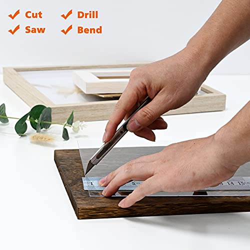 Egofine Plexiglass Sheets Acrylic Sheets 20 Pack of 12x16’’ 0.04 Thick Clear Plastic Cast Transparent Plexi Glass for Crafting Projects, Replacement Picture Frame Glass, DIY Display, Easy to Cut