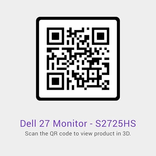 Dell S2725HS 27 Inch Monitor, FHD (1920x1080) Display, 100Hz Refresh Rate, 1500:1 Contrast Ratio, TÜV Rheinland Eye Comfort 4 Star, Integrated 2x5W Speaker, Height/Tilt/Swivel/Pivot- Ash White Color