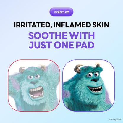 MEDIHEAL Madecassoside Toner Pads [Disney Pixar Edition] - Centella Asiatica to Improve Uneven Skin Tone - Vegan Face Gauze, Full size 100 + Refill 100 (200 pads)