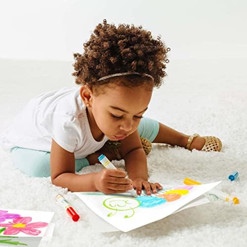 Crayola Color Wonder Mess Free Coloring Kit (120ct), 100 Mess Free Coloring Pages & 20 Mini Markers, Toddler Travel Activity, Gift for Toddlers