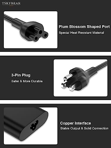 TSKYBEAR 65W 45Watt Compatible with Dell Laptop USB C Charger Latitude 5420 5520 5320 7420 5430 7390 7320 7400,XPS 13 Chromebook 3100 Computer Type C Fast Charging AC Adapter Power Supply Cord