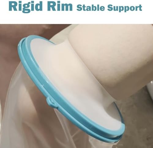 Cast Covers for Shower Leg, Waterproof Cast Cover for Showering, Cast Protector for Shower Leg Adult, Shower Boots for Foot After Surgery, Full Leg, Thigh (Diameter - 7.9") Extra Long