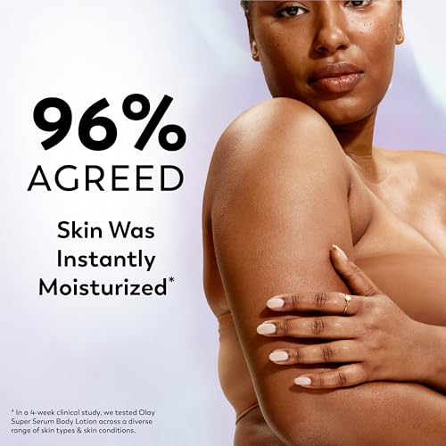 Olay Super Serum Body Wash + Hand & Body Lotion Bundle for Dry Skin, 24hr Long Lasting Hydration, 5+ Ingredient Serum Complex for Luminous Skin, 18.5 fl oz (Pack of 2)