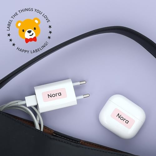 – Personalized Name Labels for Kids (120) – Waterproof & Durable Stickers for Clothing, School & Daycare Items - Solid Color