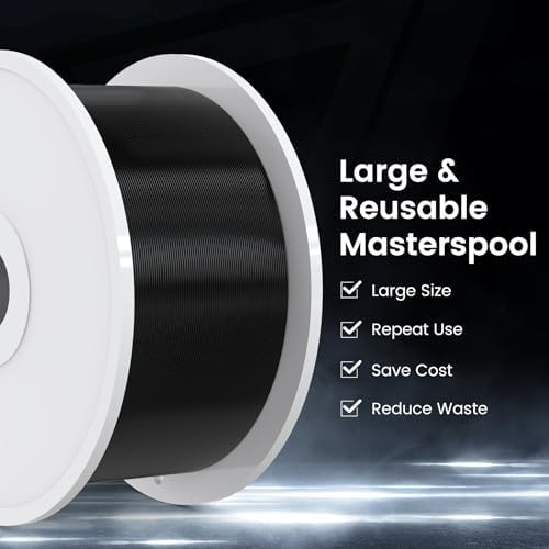 SUNLU 3D Printer Filament, 5KG Spool PLA+ 1.75mm, Tougher, Accurate +/-0.02mm, Grey