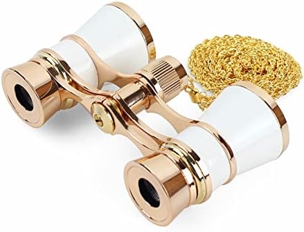 Aroncent Opera Glasses Binoculars 3X25 Mini Compact Binoculars with Chain for Adults Kids Women Vintage Theater Musical Concert
