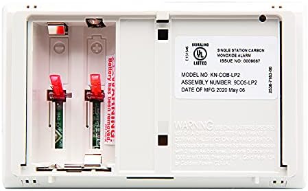 Kidde Carbon Monoxide Detector, Battery Powered CO Alarm with LEDs, Test-Reset Button, Low Battery Indicator, Portable