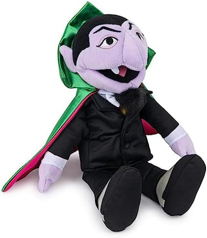 GUND Sesame Street Official The Count Muppet Plush, Premium Plush Toy for Ages 1 & Up, Black/Green, 14”