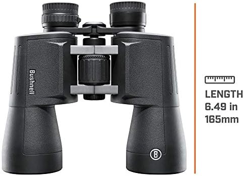 Bushnell PowerView 2 Binoculars, High-Definition Binoculars with Multi-Coated Lenses, Durable Aluminum Alloy Chassis, Wide Field of View, Ideal for Wildlife Observation, Hiking and Sporting Events