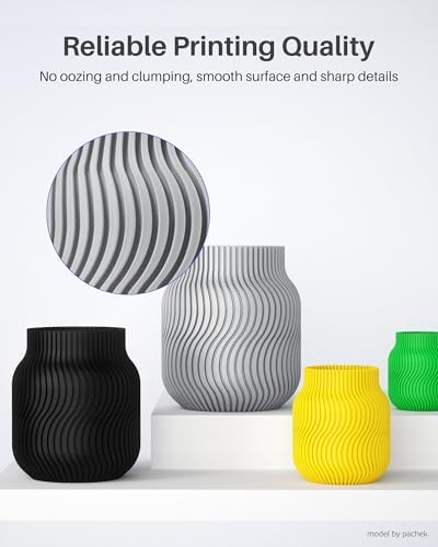 ELEGOO PETG PRO Filament 1.75mm Green 1KG, Strong Toughness 3D Printer Filament Dimensional Accuracy +/- 0.02 mm, 1kg Cardboard Spool(2.2lbs) Fits for Most FDM 3D Printers