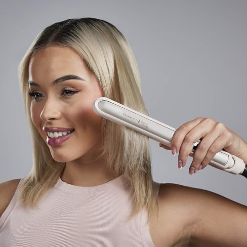 Remington Shine Therapy 1 inch Hair Straightener Iron, Flat Iron Infused with Argan Oil & Keratin, Professional Ceramic Flat Iron for Less Frizz, Shines and Smooth, Styling Tools
