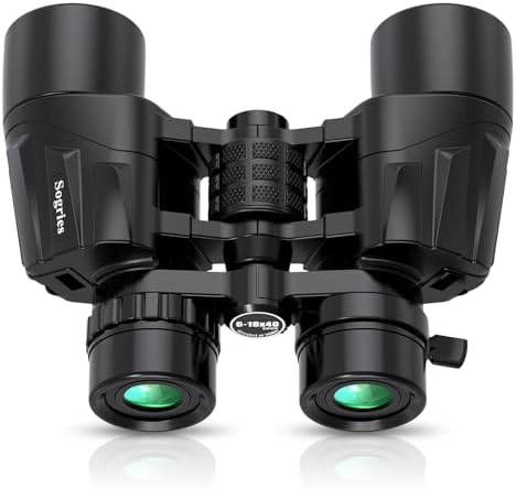 6-16x40 HD Zoom Binoculars for Adults, High Powered, Large View, BAK4 Prism, Waterproof, Clear Low Light Vision for Bird Watching,Hiking, Travel