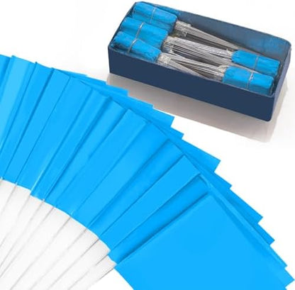 Zozen Marking Flags, Blue Color/1000 Pcs/15x4x5 Inch, Yard Flags for Lawn & Irrigation & Landscape & Sprinkler & Survey & Dog Training.