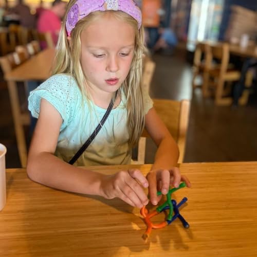 MAGMEN Classic Magnetic Fidget Toy Figures for Kids 3-8 & Toddlers |20 Mix Colors Multipurpose Magnets Set for Travel, Airplane Play, Desk & Stocking Stuffer Gifts.