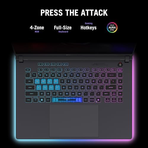 ASUS ROG Strix G16 (2025) Gaming Laptop, 16” FHD+ 16:10 165Hz/3ms Display, NVIDIA® GeForce RTX™ 5060 Laptop GPU, Intel® Core™ i7 Processor 14650HX, 16GB DDR5, 1TB Gen 4 SSD, Wi-Fi 7, Windows 11 Home