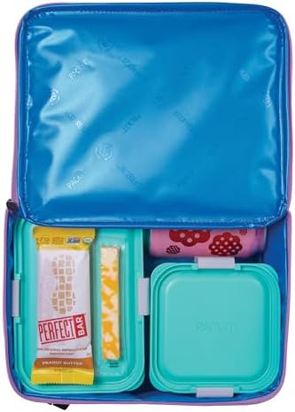 PackIt Freezable Classic Lunch Box, Lavender, Built with ECOFREEZE Technology, Fully Freezable, Collapsible, Reusable, With Zip Front Pocket and Buckle Handle, Designed for Fresh Lunch On the Go