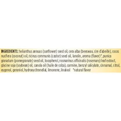 Burt's Bees Back to School Gift Ideas, Lip Balm - Pomegranate, Lip Moisturizer With Responsibly Sourced Beeswax, Tint-Free, Natural Origin Conditioning Treatment, 4 Tubes, 0.15 oz.