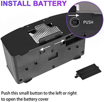 Automatic Card Shuffler 2/1/4/6 Deck,Battery-Operated Electric UNO Poker Shuffler,Playing Card Shuffler for Home Card Game,Travel