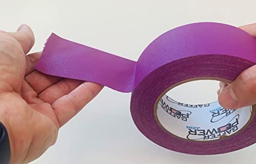 Gaffer Power Purple Tape | Real USA Made Gaffers Tape | Heavy Duty, Non-Reflective, Leaves No Residue | Strong, Easy Tear Tape for Cables, Crafts, Repairs | 2 Inch x 30 Yards