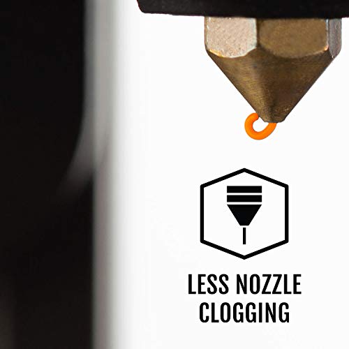 HATCHBOX 1.75mm Orange PLA 3D Printer Filament, 1 KG Spool, Dimensional Accuracy +/- 0.03 mm, 3D Printing Filament