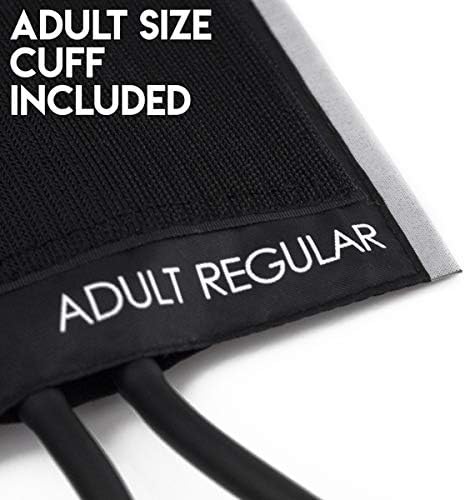 MDF Instruments, Calibra Aneroid Premium Professional Sphygmomanometer, Blood Pressure Monitor with Adult Cuff & Carrying Case, Lifetime Calibration, White Dial, Black Cuff, MDF808M11