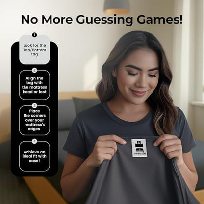 Utopia Bedding Twin XL Fitted Sheets - Bulk Pack of 2 Bottom Sheets - Soft Brushed Microfiber - Deep Pockets - Shrinkage & Fade Resistant - Easy Care (Twin XL, Grey)