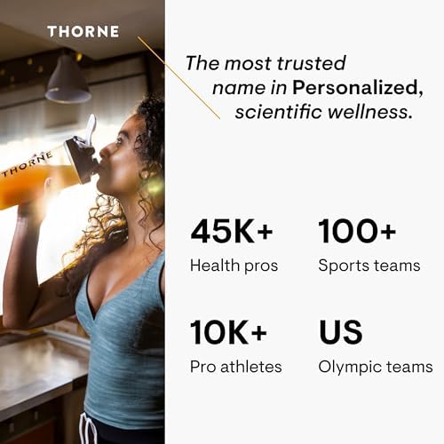 THORNE Creatine - Micronized Creatine Monohydrate Powder - Support for Muscles & Cognitive Function* - for Women & Men - Unflavored - NSF Certified for Sport - 5 g per Serving - 180 Servings