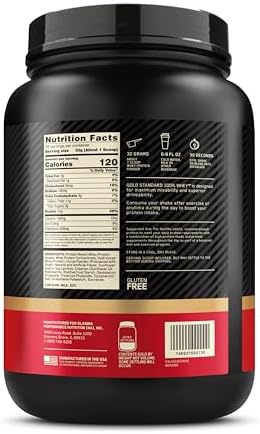 Optimum Nutrition Gold Standard 100% Whey Protein Powder, Extreme Milk Chocolate, 2 Pound (Pack of 1) (Packaging May Vary)