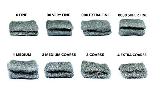 Red Devil 0321 Steel Wool, 000 Extra Fine, (Pack of 48)