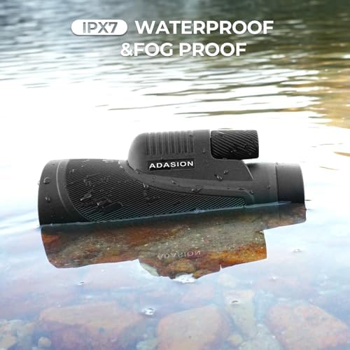 15x56 HD Monocular Telescope High Powered for Adults with Smartphone Adapter, High Powered Monocular Scope with Clear Low Light Vision for Star Watching, Bird Watching, Hiking, Concert