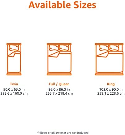 Amazon Basics Comforter Blanket Twin/Twin XL, Reversible Lightweight Microfiber All Season Blanket, Navy/Sky Blue