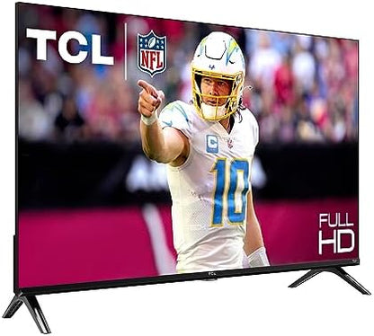 TCL 32-Inch Class S3 1080p LED Smart TV with Fire TV (32S350F, 2023 Model), Alexa Built-in, Apple AirPlay Compatibility, Streaming FHD Television,Black