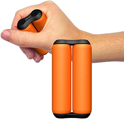 ONO Roller - Handheld Fidget Toy for Adults | Help Relieve Stress, Anxiety, Tension | Promotes Focus, Clarity | Compact, Portable Design (Junior Size/ABS Plastic, Orange)